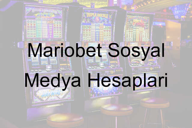 Mariobet Sosyal Medya